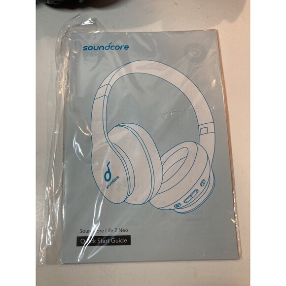(2) Soundcore by Anker Life 2 Neo Over-Ear Wireless Headphones Bluetooth- EUC - Picture 2 of 10